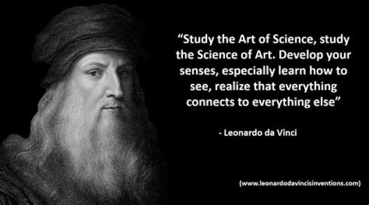What type of science did Leonardo da Vinci study