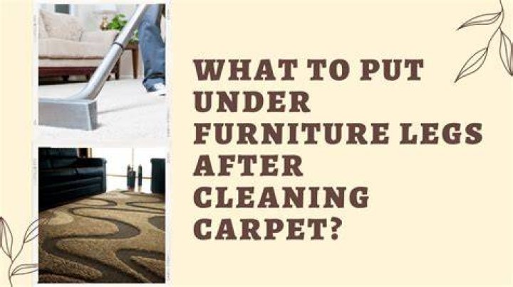 When can I put furniture on cleaned carpet