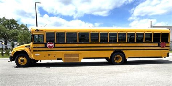 When did flat front school buses come out