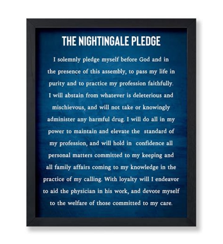When was the nightingale pledge written