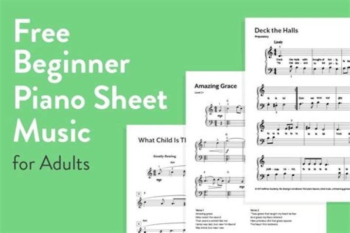 Where can I get piano sheet music for free?