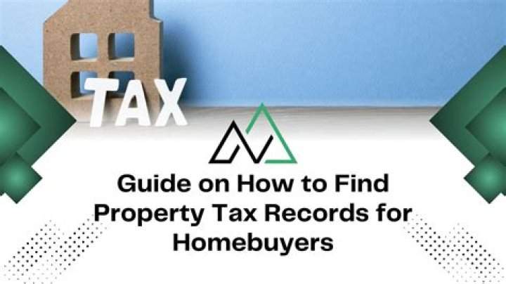 Where can you find property tax records?