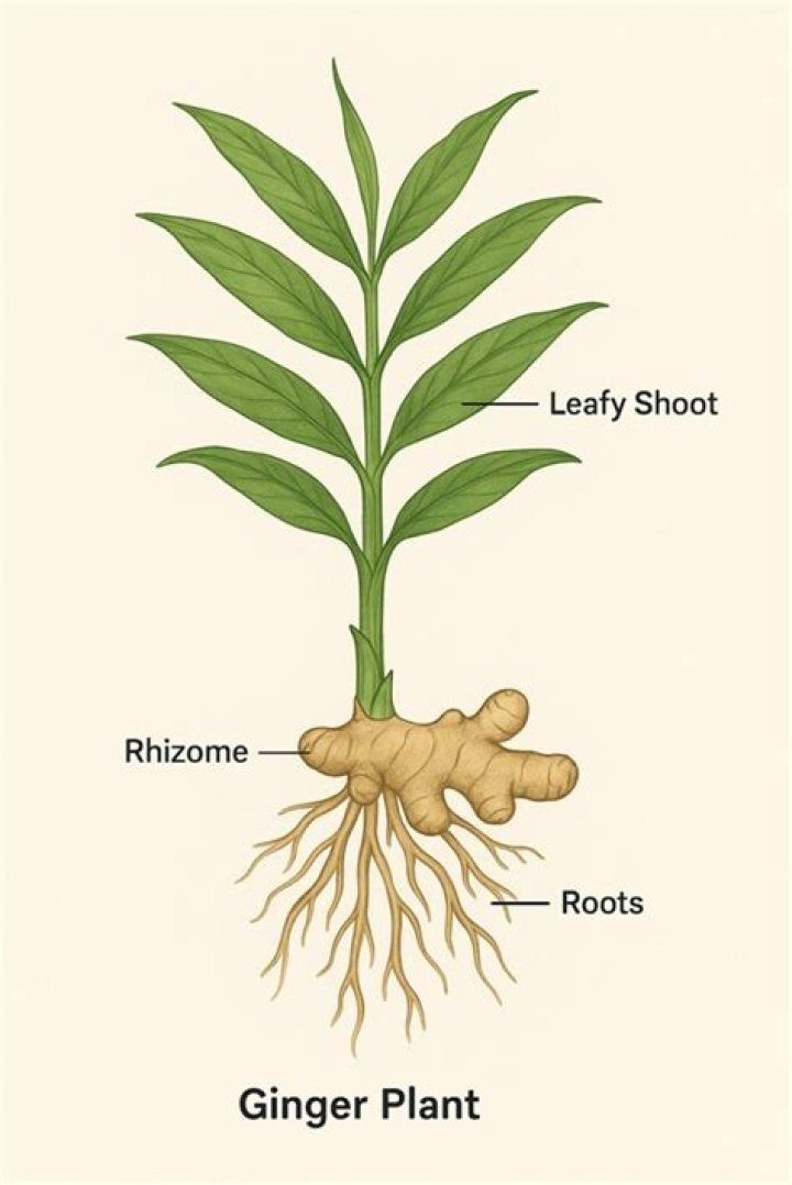 Where does the ginger plant come from
