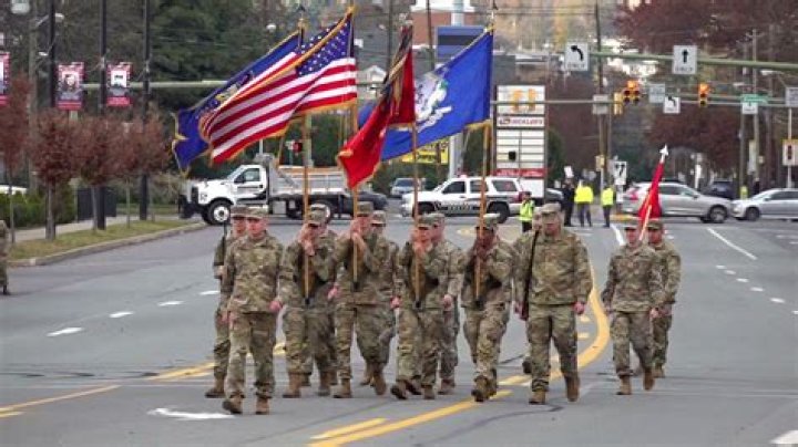 Where is the largest Veterans Day Parade