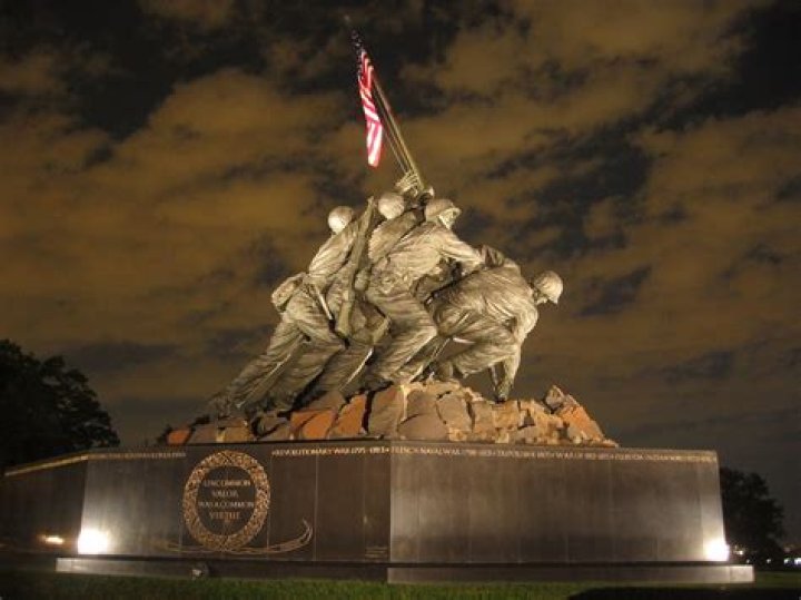 Where is the Marine Corps monument?