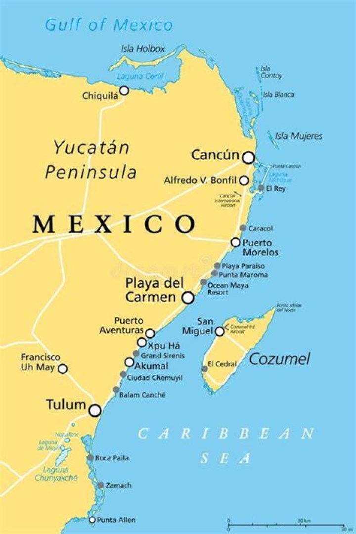 Where should I go on the east coast of Mexico?