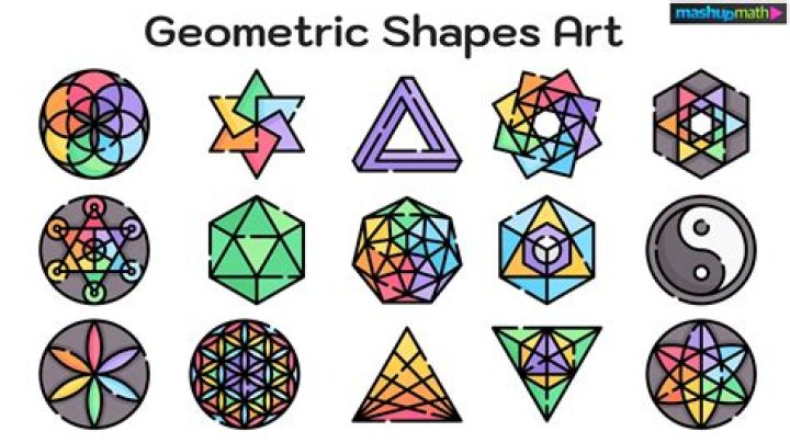 Which artists use geometric shapes