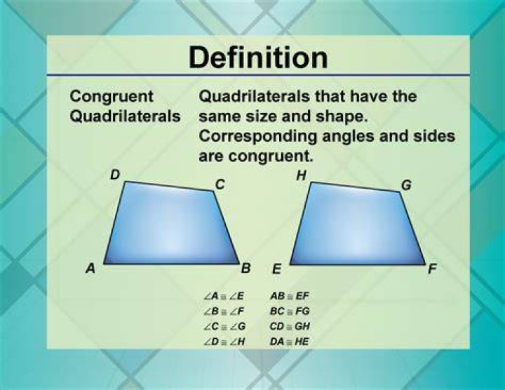 Which quadrilaterals have diagonals are congruent?