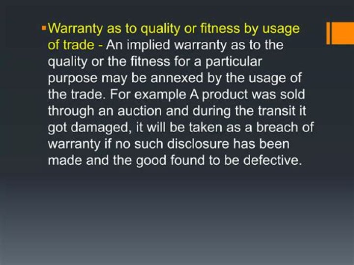 Who can make an implied warranty of fitness