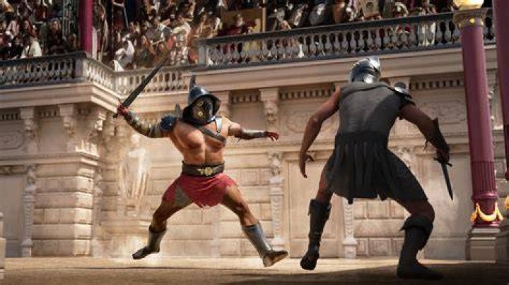 Who is fighting in the opening scene of Gladiator?