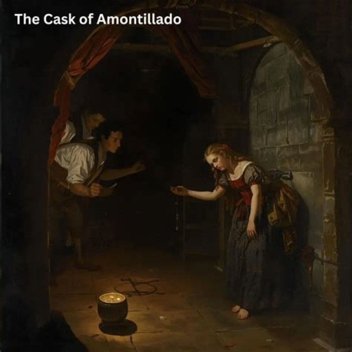 Who is the protagonist and antagonist in the cask of Amontillado
