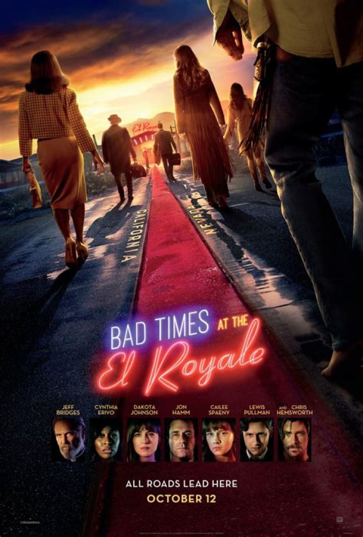 Who plays the priest in bad times at the El Royale