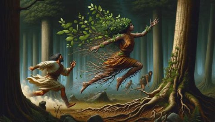 Who turned Daphne into a tree