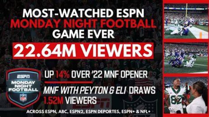 Who won the first televised Monday Night Football game in 1970