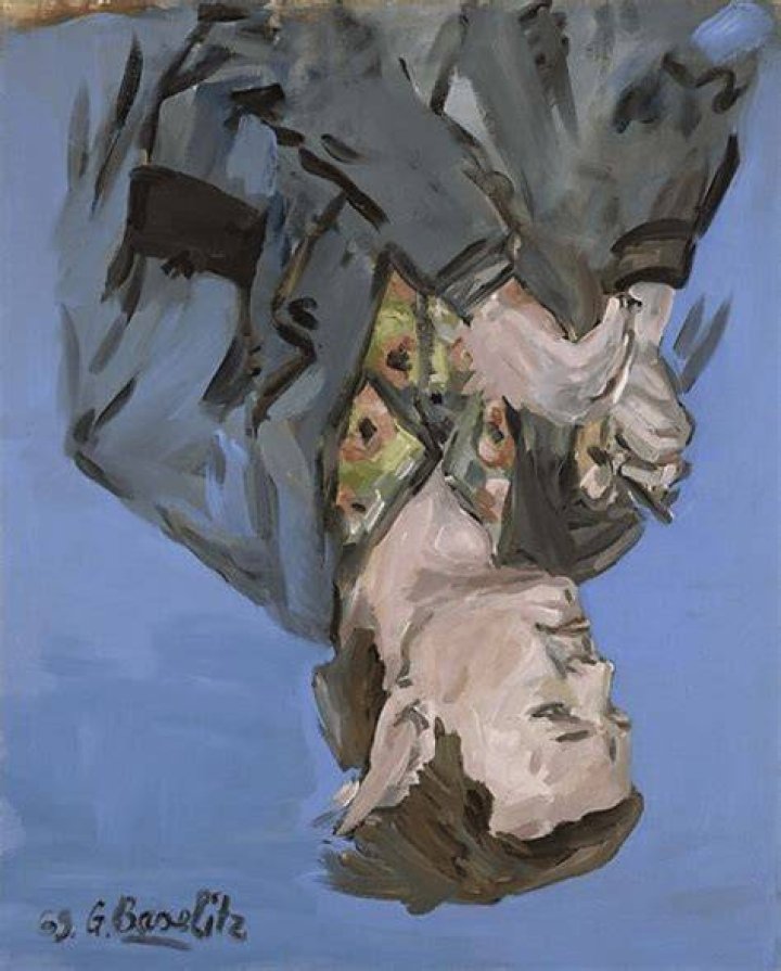 Why does Baselitz paint upside down?