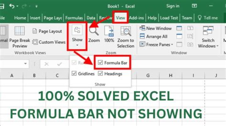 Why formula bar is used in Excel?
