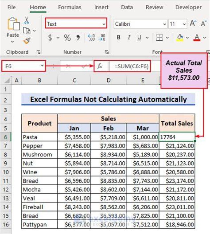 Why is my Excel not auto calculating?