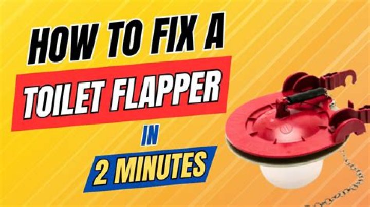 Why is my toilet still running after replacing flapper?