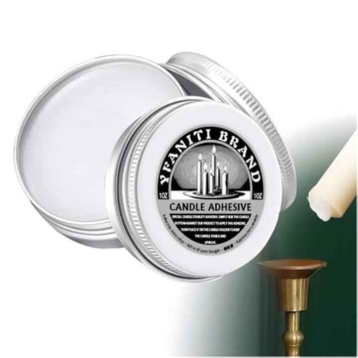 Will hot glue stick to a candle